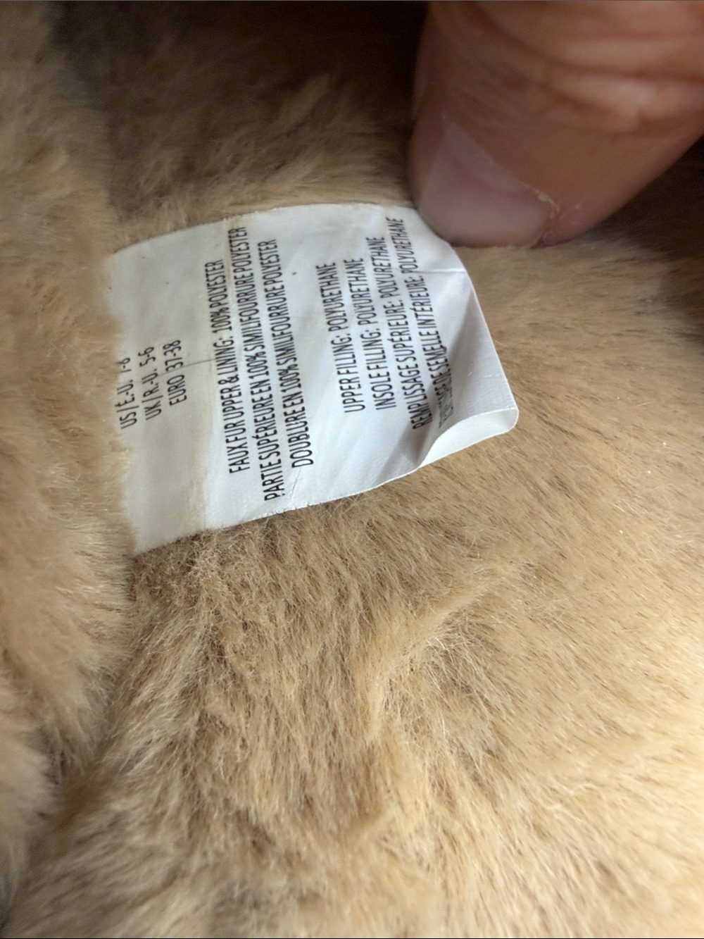 Muk Luks Plush Faux-Fur Slide Slippers in Tan - Picture 7 of 10